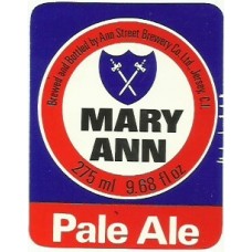 Ann Street Brewery Mary Ann 275ml 9.68 fl oz Beer Bottle Label