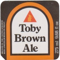 Bass Charrington Toby Brown Ale 275ml 9.68 fl oz Beer Bottle Label