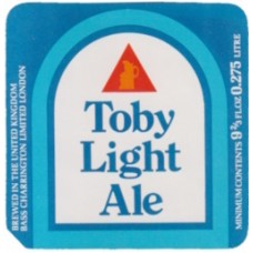 Bass Charrington Toby Light Ale 9 2/3 fl oz 0.275 Litre Beer Bottle Label