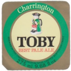 Bass Charrington Toby Best Pale Ale 275ml 9.68 fl oz Beer Bottle Label