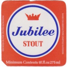 Bass Charrington Jubilee Stout 9 2/3 fl oz 275ml Beer Bottle Label