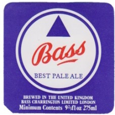 Bass Charrington Bass Best Pale Ale 9 2/3 fl oz 275ml Beer Bottle Label