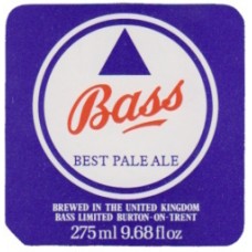 Bass Charrington Bass Best Pale Ale 275ml 9.68 fl oz Beer Bottle Label
