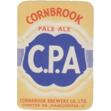 Cornbrook Brewery Manchester C.P.A Pale Ale Beer Bottle Label