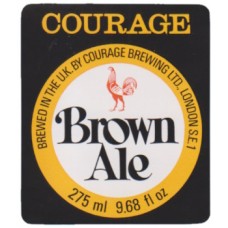 Courage Brewery Courage Brown Ale 275ml 9.68 fl oz Beer Bottle Label