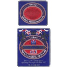 Courage Brewing Royal Wedding Ceremonial Ale 275ml 9.68 fl oz Beer Bottle Label
