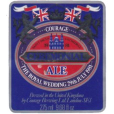 Courage Brewery Ceremonial Ale 275ml 9.68 fl oz Beer Bottle Label