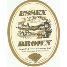 Daniell & Sons Breweries Essex Brown Beer Bottle Label