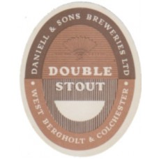 Daniell & Sons Breweries Double Stout Beer Bottle Label