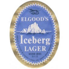 Elgood's Wisbech Iceberg Lager 9 2/3 fl oz Beer Bottle Label
