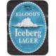 Elgood's Wisbech Iceberg Lager 9 2/3 fl oz 275ml Beer Bottle Label