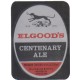 Elgood's Wisbech Centenary Ale 9 2/3 fl oz 275ml Beer Bottle Label