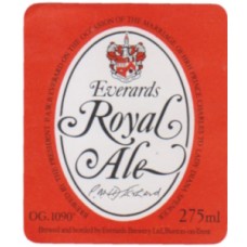 Everards Leicester Royal Ale OG 1090 275ml Beer Bottle Label