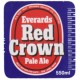 Everards Leicester Red Crown Pale Ale 550ml Beer Bottle Label