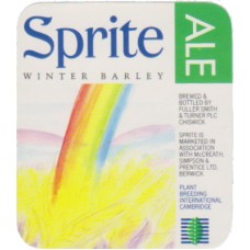 Fullers Chiswick Brewery Sprite Winter Barley Ale Beer Bottle Label