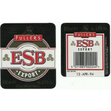 Fullers Chiswick Brewery ESB Export 550ml 5.9% Vol Beer Bottle Label