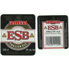 Fullers Chiswick Brewery ESB English Ale 330ml 6% alc Vol Beer Bottle Label