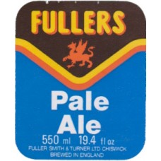 Fullers Pale Ale 550ml 19.4 fl oz Beer Bottle Label