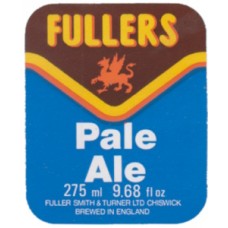 Fullers Pale Ale 275ml 9.68 fl oz Beer Bottle Label