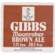 Gibbs Mew Salisbury Moonraker Brown Ale 1.11 litre 39.1 fl oz Beer Bottle Label