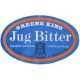 Greene King Bury St Edmunds Jug Bitter 3 Pints 18 fl oz Beer Bottle Label