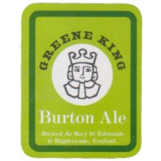 Greene King Bury St Edmunds Burton Ale Beer Bottle Label