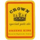 Greene King Bury St Edmunds Crown Special Pale Ale Beer Bottle Label