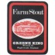 Greene King Bury St Edmunds Farm Stout Beer Bottle Label