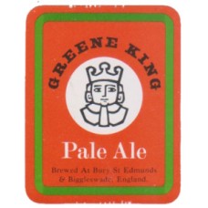 Greene King Bury St Edmunds Pale Ale Beer Bottle Label