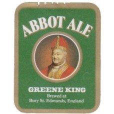 Greene King Bury St Edmunds Abbot Ale Beer Bottle Label