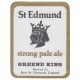 Greene King Bury St Edmunds St Edmund Strong Pale Ale Beer Bottle Label