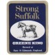 Greene King Bury St Edmunds Strong Suffolk Beer Bottle Label