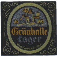 Grunhalle Lager (Grunhalle International) 9 2/3 fl oz 275ml Beer Bottle Label