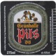 Grunhalle Pils DB (Greenall Whitley) 275ml alc 4.8% vol Beer Bottle Label