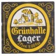 Grunhalle Lager (Greenall Whitley) 275ml 9.68 fl oz Beer Bottle Label