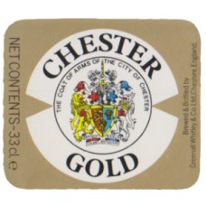 Greenall Whitley Warrington Chester Gold 33cl Beer Bottle Label