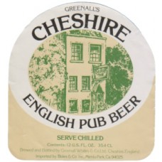 Greenall Whitley Warrington Cheshire English Pub Beer 12 US fl oz Beer Bottle Label