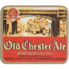 Greenall Whitley Warrington Old Chester Ale 6 fl oz 170ml Beer Bottle Label