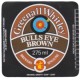 Greenall Whitley Warrington Bulls Eye Brown 275ml Beer Bottle Label