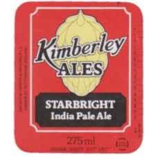 Hardys & Hansons Starbright India Pale Ale 275ml Beer Bottle Label