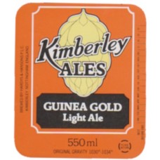 Hardys & Hansons Guinea Gold Light Ale 550ml Beer Bottle Label