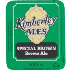 Hardys & Hansons Special Brown Ale 550ml Beer Bottle Label