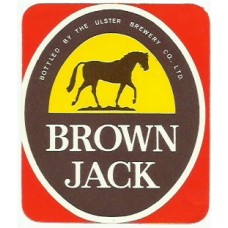 Hammonds (Bottled By Ulster Brewery) Brown Jack Beer Bottle Label