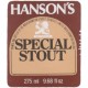 Hansons Brewery Wolverhampton Special Stout 275ml 9.68 fl oz Beer Bottle Label