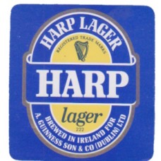 Harp Lager Limited Harp Lager 222 Brewed In Ireland Beer Bottle Label