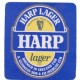 Harp Lager Limited Harp Lager 222 Brewed In Ireland Beer Bottle Label