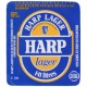 Harp Lager Limited Harp Lager c 330 1.11 Litres Beer Bottle Label