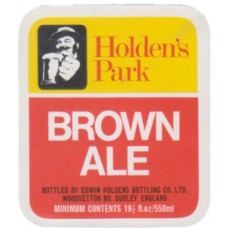 Holdens Brewery Holdens Park Brown Ale 19 1/3 fl oz 550ml Beer Bottle Label