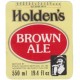 Holdens Brewery Brown Ale 550ml 19.4 fl oz Beer Bottle Label