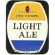 Ind Coope Light Ale B 9 2/3 fl oz Beer Bottle Label